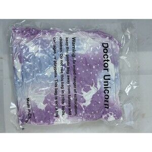 Doctor Unicorn Soft Unicorn Purple No Hooded Bathrobe Sleepwear 4T-5T